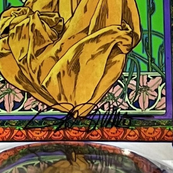 MINT/NM Widespread Panic 30th Anniversary Art Handbill Signed Bob Masse, 7” x 3” - Picture 2 of 4